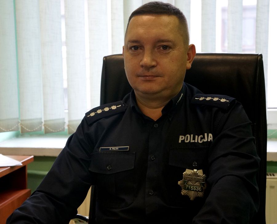 Na zdjęciu asp.szt. Robert Pałka