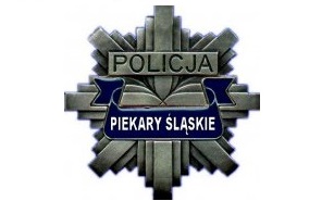 Odznaka policyjna z napisem "Piekary Śląskie"