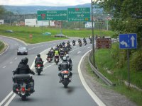 Policjanci na motocyklach