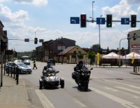 Zdjęcie z parady motocyklistów w Piekarach Śląskich