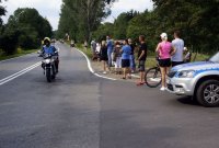 Zdjęcia z zabezpieczenia Tour de Pologne