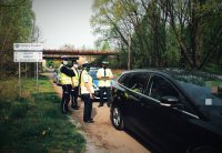 policjanci i inspektorzy podczas wspólnych działań.