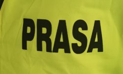 Kamizelka odblaskowa z napisem &quot;Prasa&quot;