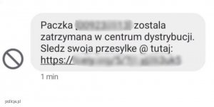 Zdjęcie przedstawia treść smsa