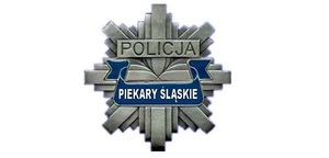 Odznaka policyjna, na której widnieje napis &quot;Piekary Śląskie&quot;