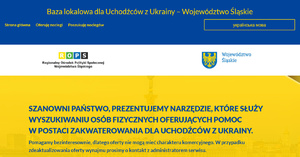 grafika w niebiesko-żółtej kolorystyce z logo Regionalnego Ośrodka Polityki Społecznej Województwa Śląskiego i Województwa Śląskiego.&quot;