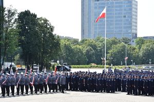 Policjanci podczas Święta Policji