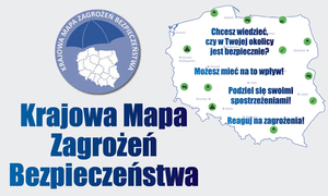 Logo Krajowej Mapy Zagrożeń Bezpieczeństwa