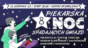 plakat noc spadających gwiazd