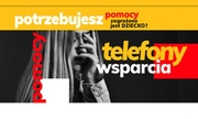 Plakat z telefonami wsparcia