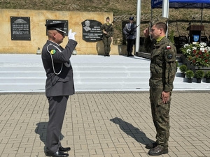 Zdjęcie z obchodów Święta Wojska Polskiego na Kopcu Wyzwolenia