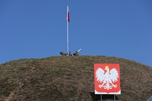 Zdjęcie z obchodów Święta Wojska Polskiego na Kopcu Wyzwolenia