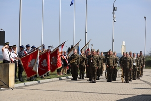 Zdjęcie z obchodów Święta Wojska Polskiego na Kopcu Wyzwolenia