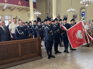 Zdjęcie z uroczystości 85. rocznicy śmierci posterunkowego Wiktora Szwagla