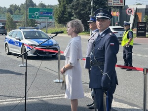 Zdjęcie z uroczystości 85. rocznicy śmierci posterunkowego Wiktora Szwagla