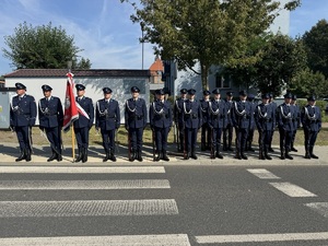 Zdjęcie z uroczystości 85. rocznicy śmierci posterunkowego Wiktora Szwagla