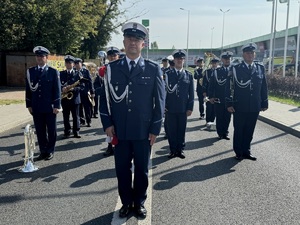 Zdjęcie z uroczystości 85. rocznicy śmierci posterunkowego Wiktora Szwagla