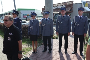 Zdjęcie z uroczystości 85. rocznicy śmierci posterunkowego Wiktora Szwagla