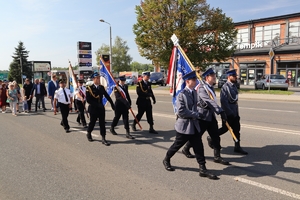 Zdjęcie z uroczystości 85. rocznicy śmierci posterunkowego Wiktora Szwagla