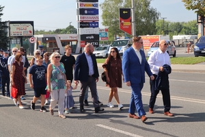 Zdjęcie z uroczystości 85. rocznicy śmierci posterunkowego Wiktora Szwagla