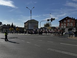 Zdjęcie podczas przemarszu &quot;różowej wstążki&quot;