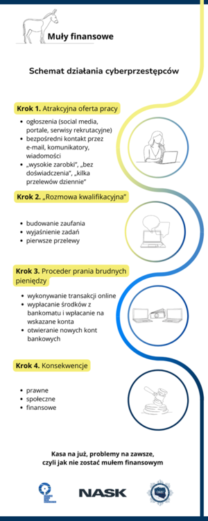 Schemat działania cyberprzestępców