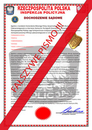 Grafika przedstawia fałszywą wiadomość