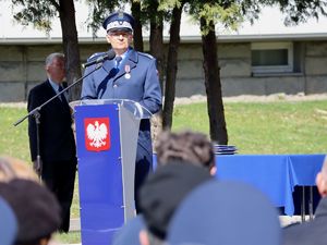 Zdjęcie policjantów podczas uroczystości
