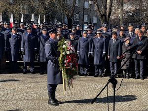 Zdjęcie policjantów podczas uroczystości