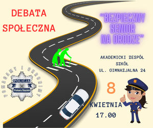 Plakat dotyczący debaty społecznej