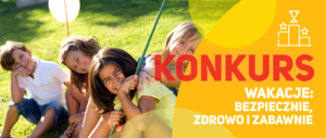 Grafika przedstawia osoby wypoczywające latem