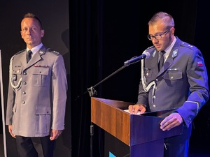 Zdjęcie policjantów podczas Święta Policji