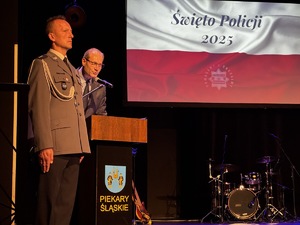 Zdjęcie policjantów podczas Święta Policji