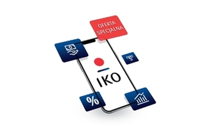 Grafika z logiem banku