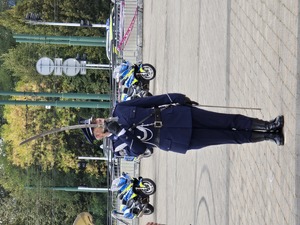 Zdjęcie policjantów podczas uroczystości ślubowania