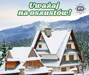 Zdjęcie domów w zimowym krajobrazie