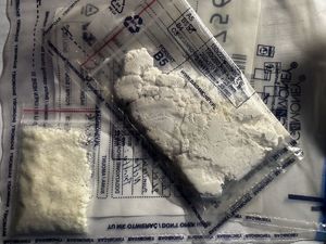 Zdjęcie narkotyków w woreczkach