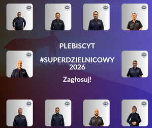 Grafika przedstawia wizerunki dzielnicowych