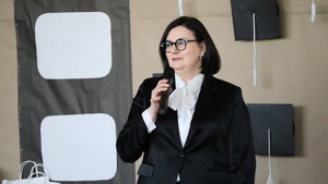 Pani Dyrektor podczas przemowy