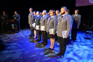 Zdjęcie policjantów podczas Święta Policji