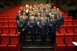 Zdjęcie policjantów podczas Święta Policji