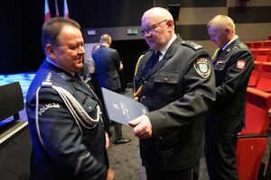 Zdjęcie policjantów podczas Święta Policji