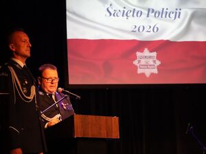 Zdjęcie policjantów podczas Święta Policji