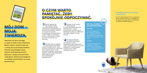 ulotka z radami dotyczącymi bezpieczeństwa
